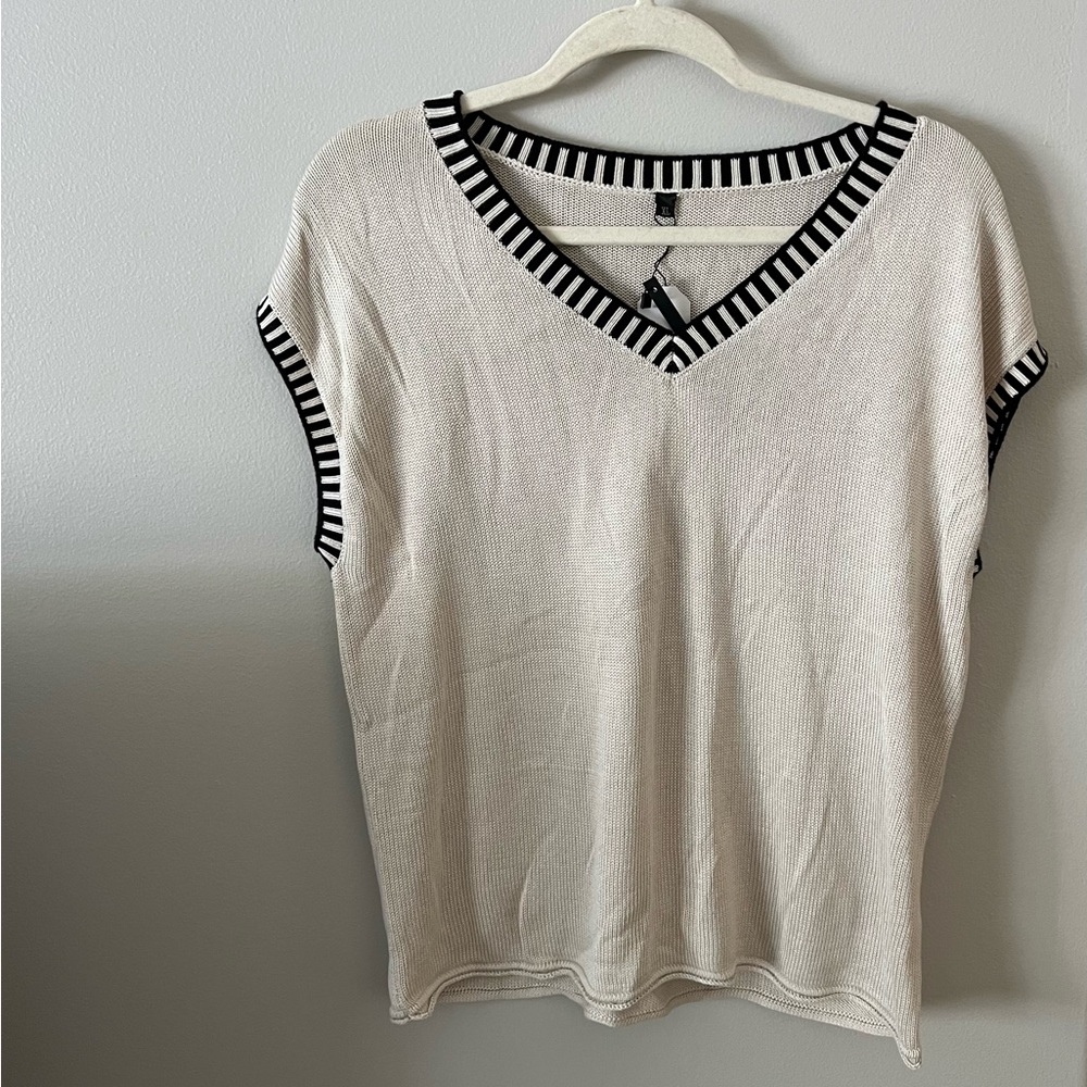 cute V-neck sweater